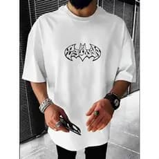 Camiseta Oversized Streetwear Treino Academia Roupas Masculinas Camisa 100% Algodão