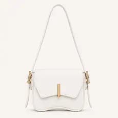 Bolsa de Ombro Baguette Feminina Detalhe Dourado estilo e Sofisticação Casual Bag Pequena Blogueira Alta Durabilidade