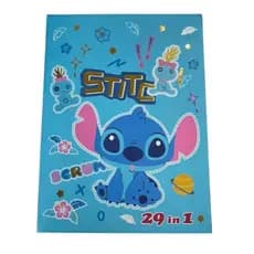 Conjunto de maquiagem Stitch Kids 29 em 1 e paletas de sombras Hello Kitty 9 e 18