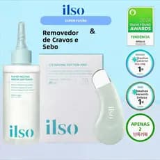 MIIUROSE ilso MY Removedor de Cravos Super Dissolvedor de Lipídios Conjunto de Almofadas de Algodão para Limpeza Profund