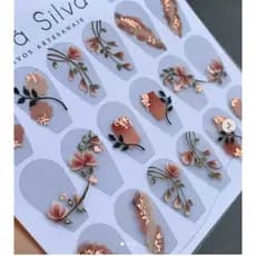 adesivo de unha, adesivos, unhas, adesivo para unha, 160 adesivos, cartelas de luxo