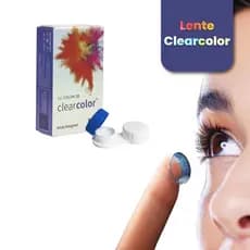 LENTE DE CONTATO CLEARCOLOR MIOPIA 0.00 ao -4.75 + ESTOJO