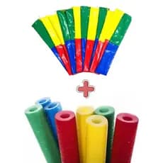 Kit Isotubo + Capa de Isotubo p/ Cama Elástica / Pula Pula – Proteção e Acabamento Colorido