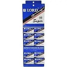 Cartela 10 X 5 Lâminas Para Barbear 50 Lord Super Inox C/ Nf