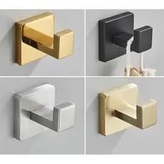 Ganchos Parede Banheiro Aço Inoxidável Para Toalhas Bolsas E Roupas.-zapstoresho