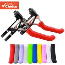 1 Par De Capas De Aperto Freio Bicicleta Protetores Alavanca Silicone Antiderrapantes zapstoreshop