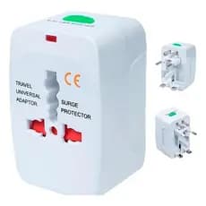 Plugue Adaptador Europeu Internacional Universal 613A