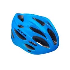 Capacete Ciclismo MTB GTA Inmold Start Led Para Bicicleta Cor Azul Tamanho M (54-58)