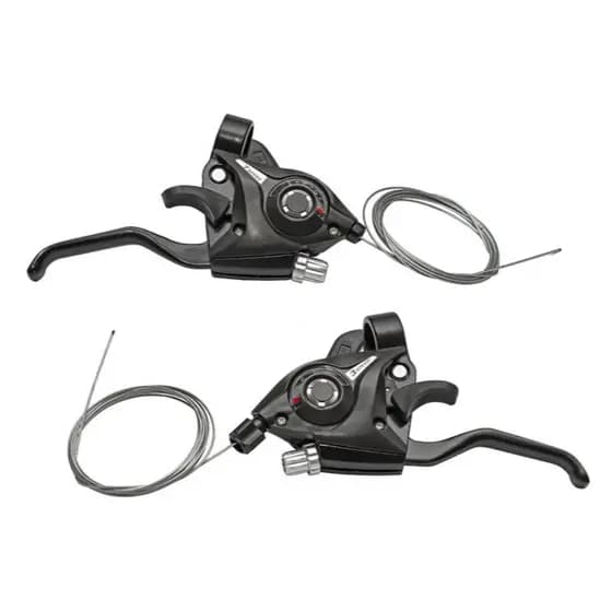 Par de Passador Trocador Alvanca cambio 21v Tipo Shimano Manete Alumínio