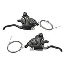 Par de Passador Trocador Alvanca cambio 21v Tipo Shimano Manete Alumínio