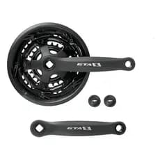 Pe De Vela pedivela Bicicleta Mtb Triplo Index Gta 21v 24v 24/34/42 ou 28/38/48