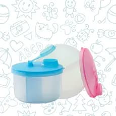 Porta Leite Em Pó 120g Infantil Murano Dosador 3 Em 1 Para Bebê REF 162 VANT