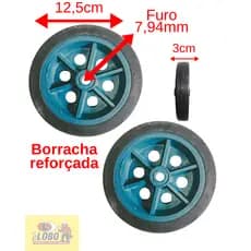 kit 2 Roda Carrinho De Mão DobráveL bagagem 80kg carga para Maleiro Praia Feira Sacoleira Compra botijão gás