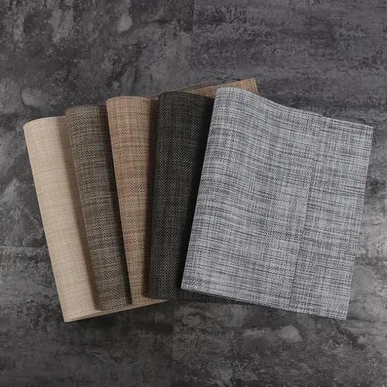 Kit 2, 4 ou 6 ou 10 Tapete Mesa Posta Jogo Americano Resistente impermeável Design Elegante Moderno Para Cozinha Jantar
