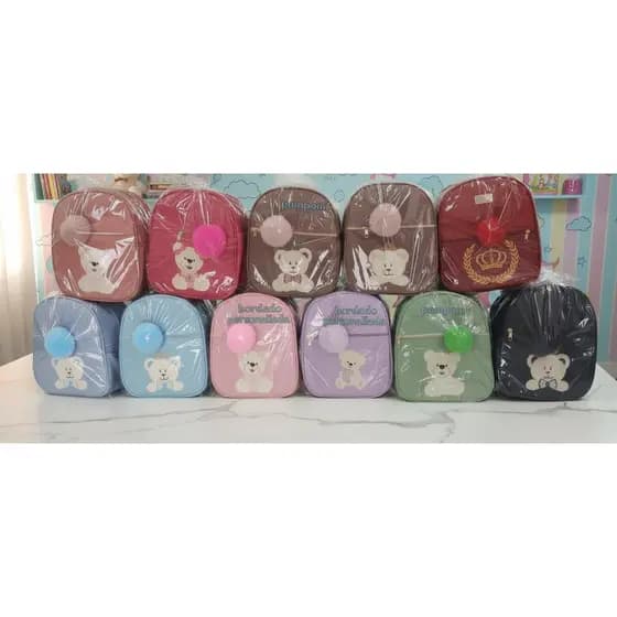 Mochila maternidade Mochila infantil ( Bordados sortidos)