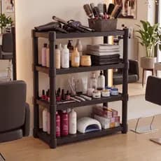 Estante Prateleira Modular Multiuso Organizadora Plástico Reforçado 4 Andares - Promoção