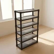Estante Prateleira Modular Multiuso Organizadora Plástico Reforçado 6 Andares - Promoção