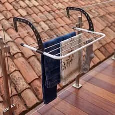 Varal Para Parede Portátil E Retrátil Apartamento Sacada Secador De Roupas - Kaziva