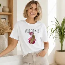 T Shirt Feminina 100% Algodão Rio Camiseta Estilosa Estampada Onça Arara Banana Tucano Tropical Estilosa Envio Rápido