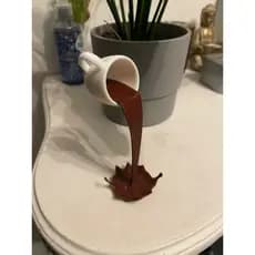 Decoração Xicara Flutuante em 3D Grande, Media e Pequena em impressao 3D