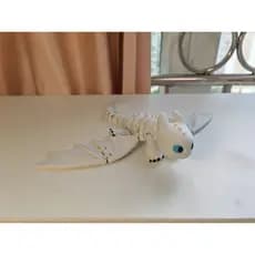 Banguela furia da luz, articulado, como treinar seu dragão, brinquedo articulado
