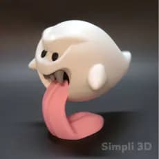 Decoração Gamer Mario - Boo Fantasma 3D