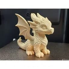 Enfeite Decorativo Dragão Colecionável Impressão 3D Quarta Asa