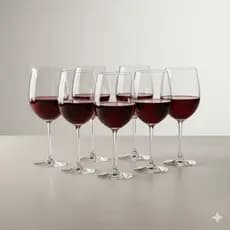 Conjunto 6 Taças Cristal Ecológico Premium 540ml 25cm Vinho Água Drinks
