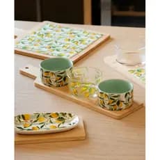 Conjunto 4 Peças para Servir Siciliano em Bambu Lyor