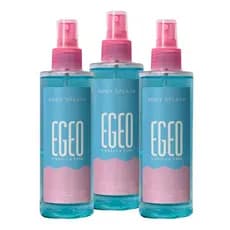 Kit 3 Body Splash Egeo Vanilla Vibe 200ml cada