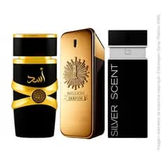 KIT 3 PERFUMES MASCULINOS IMPORTADOS DE GRIFE ALTA FIXAÇÃO