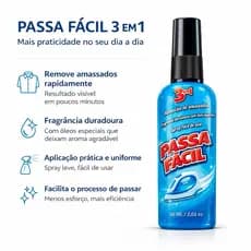 Sem Passar Lg Clean Spray 60ml desamassa facil roupas
