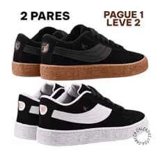 2 Pares Sapato Feminino Masculino Cabeça Calçados