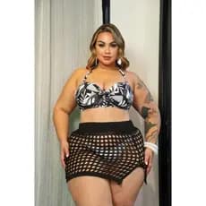 SAIA PLUS SIZE VAZADA DE PRAIA | MODA VERÃO | CONFORTO & ESTILO 2026