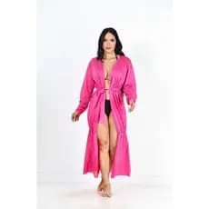 Kimono Longo Saida De Praia Longa Manga De Elastico Moda 2026
