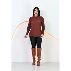 Blusa Feminina Tricô Trançado – TOP BLOG Elegância e Conforto para o Inverno modelo 2026