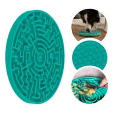 Comedouro Labirinto Pet Games Tapete De Lamber Ração Úmida Para Cães E Gatos Tamanho Pequeno (P)