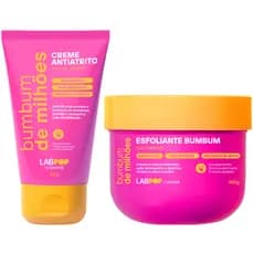 Kit Antiatrito  Esfoliante Corporal Bumbum de Milhões Labotrat Antifoliculite 2 em 1