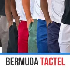 Bermuda Masculina Tactel Lisa Short Leve Confortável Secagem Rápida Verão
