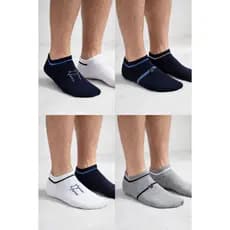 Kit 12 Meia Masculina Cano Baixo Esportiva 40-46 Algodão Confortável Várias Cores Sortidas