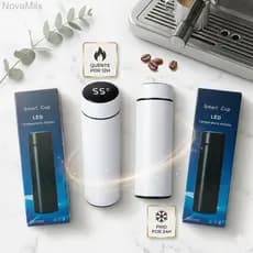 Garrafa Térmica Smart 500ml com Sensor de Temperatura LED DigitalE89H