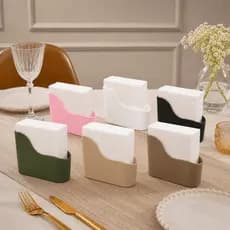 Porta Guardanapo de Mesa Organizador Pequeno Para Cozinha Mesa Posta Área Gourmet Mesa Jantar FRUFRU