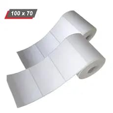 1 Rolo Etiqueta Couchê 100x70mm - Zebra Elgin Argox