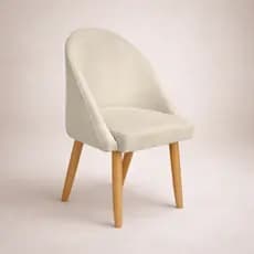 Cadeira Poltrona Para Mesa De Jantar Penteadeira Sala Recepção Quarto Reforçada Decorativa Lua