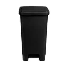 Lixeira Pedal 50L/70L Preto Lixo Profissional Hospitalar Casa Banheiro Comércio Antiodor Clínicas