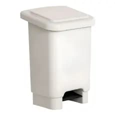 Lixeira Pedal Branco 12L/15L/25L Profissional Hospitalar Comércio Escritório Antiodor Coletor