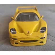 Miniatura Ferrari F50 Amarela - 1/32 (usado)