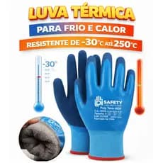 Luva Térmica Poly Term Frio e Calor Frigorífico Profissional
