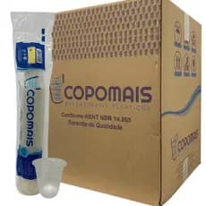 Caixa 2000 Copos Descartáveis 250ml Copomais