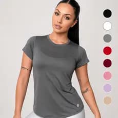Camiseta Academia Feminina Dry Fit Treino Blusa Caminhada Musculação